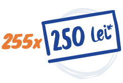 255 premii de 250lei