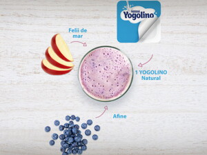 smoothie cu fructe si iaurt yogolino